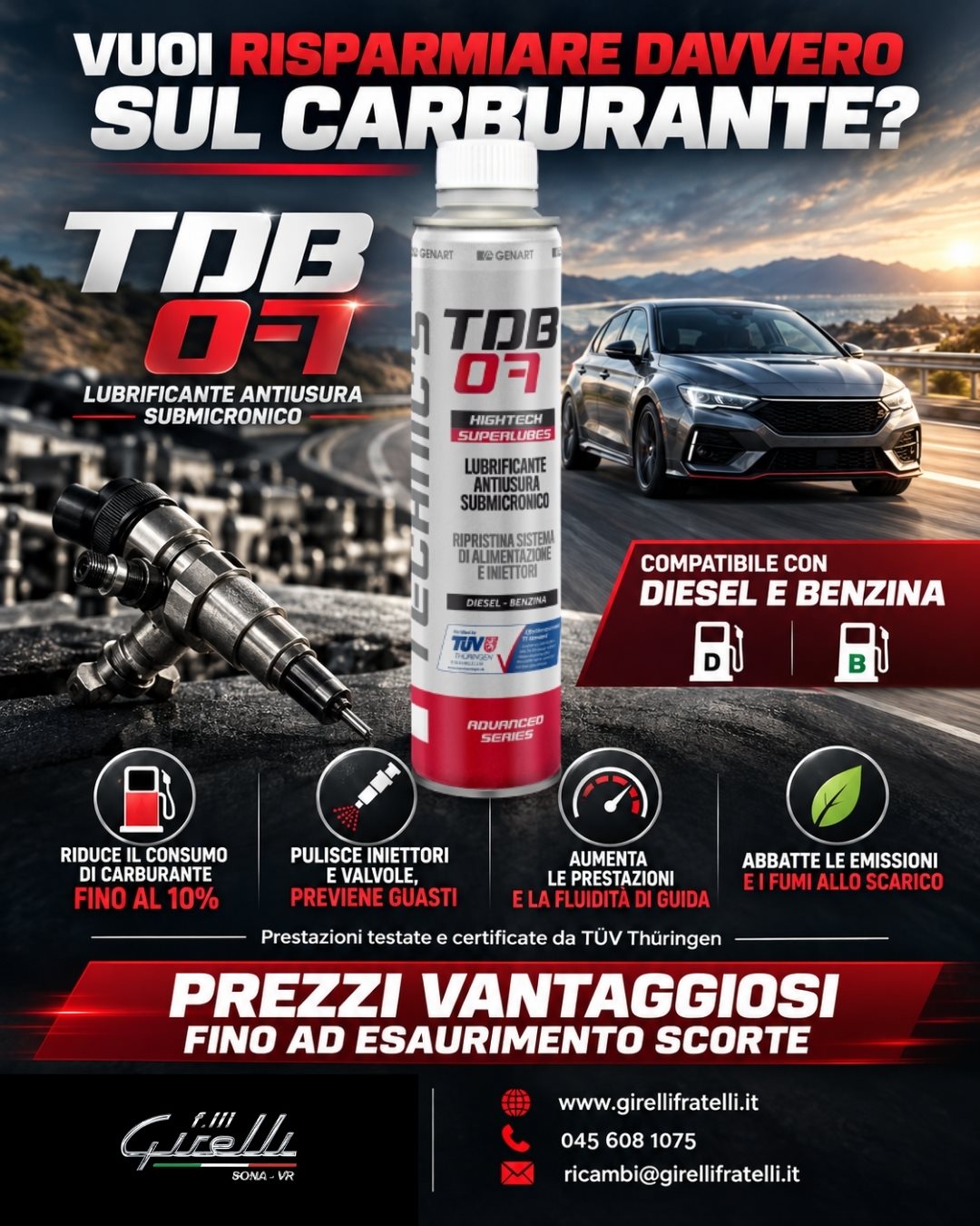 VUOI RISPARMIARE DAVVERO SUL CARBURANTE?